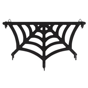 Escultura de Metal de Bruja sobre Base de Madera, Decoración de Halloween para Exteriores, Diseño Moderno, Reutilizable y Portátil, KRAFT WORLD, Superventas - Product Image 3