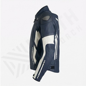 Chaqueta de Motocicleta de Cuero Genuino Impermeable para Hombre, Ropa de Protección para Motociclismo de Invierno, Color Personalizado - Product Image 3