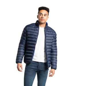 Customized Logo <b>Men</b>’s <b>Lightweight</b> Puffer <b>Jacket</b> Water Resistant Quilted Winter Coat Packable Fashion Warm Winter <b>Jacket</b> - Product Image 2