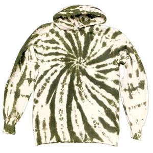 Sweat-shirts à capuche tie-dye pour hommes de qualité supérieure, coupe oversize à épaules tombantes, imprimés ou de couleur unie, légers, en promotion en ligne - Product Image 2