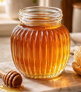 Fournisseur en gros de pots en verre cannelé de 680 ml pour le stockage des aliments, des biscuits, des bonbons, des collations, des produits secs et pour la cuisine - Product Image 3