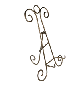 Modern Iron <b>Easel</b> Stand Geometric Design Durable Indoor Home Decor Living Room Tabletop - Product Image 4