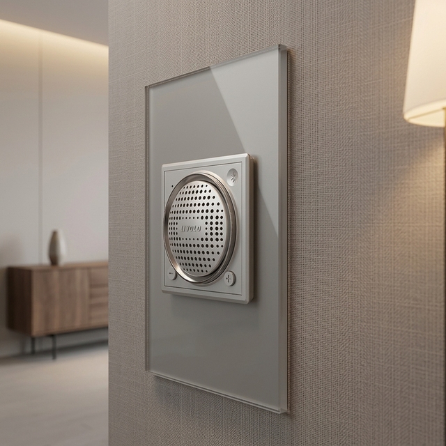 LIVOLO Speaker US Standard 78mm*119mm Glass Frame Panel Black White Grey Gold