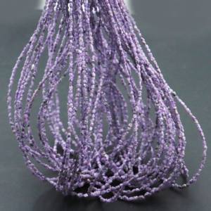 Perlas de Diamante Púrpura sin Cortar de 2-4 mm, Diamantes Naturales en Bruto, Collar de Perlas Crudas, Certificado CMA, Joyería Libre de Conflictos - Product Image 2