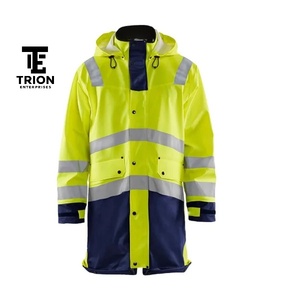 Vestes de travail haute visibilité unisexes pour hommes, imperméables, réfléchissantes, à capuche, pour l'hiver, les travaux de construction, les plus vendues - Product Image 1