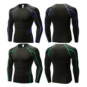 Wholesale Customizable Men's High Quality <b>Compression</b> T-<b>Shirt</b> Long Sleeve Breathable Tummy Control Body Shaper <b>Compression</b> <b>Shirt</b> - Product Image 6