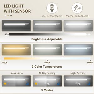 71-Inch Gray <b>Kitchen</b> <b>Pantry</b> Storage Cabinet with LED Lights 6 Door Shelves 1 Drawer 4 Adjustable Shelves - Product Image 5