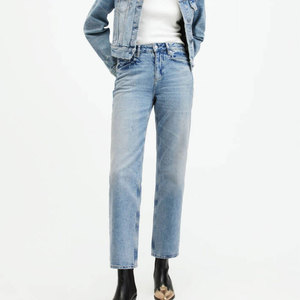 กางเกงยีนส์สไตล์สตรีทแวร์ใหม่ปี 2026 สำหรับผู้หญิง สั่งตัดได้ ระบายอากาศดี ขายดี - Product Image 1