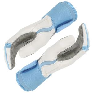 Gants de gardien de but en cuir de haute qualité à prix de gros, couleur unie, respirants, pour le football – Vente chaude - Product Image 6