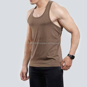 Custom Cotton Men's Muscle Gym <b>Running</b> Tank Tops Bodybuilding Fitness Tank Tops Men's Clothing Breathable Sportswear Sleeveless - Product Image 2