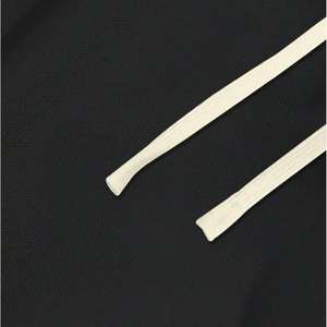 Pantalon de survêtement unisexe tendance rétro étoilé |   Bandes contrastées noires et beiges |   Sweatpants en molleton 100% coton personnalisés - Product Image 4