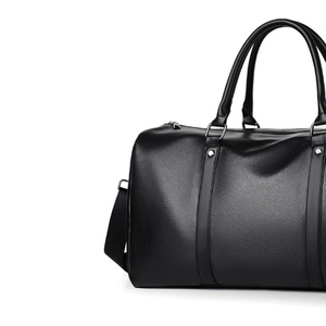 Sac de voyage unisexe en cuir PU avec bandoulière réglable, grande capacité, fermeture éclair pour les voyages - Product Image 6