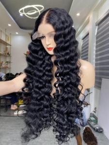 Cheveux humains vierges vietnamiens ondulés océaniques, sans nœuds, sans perte, pas de traitement chimique, tissage ondulé humide pas cher - Product Image 6