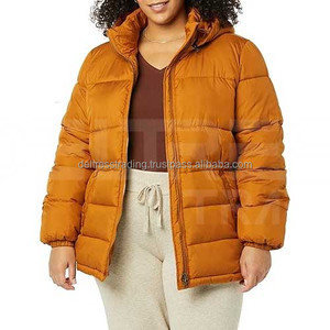 Manteau d'hiver isolé lourd pour femmes dernière conception cordon de serrage taille doudoune doublure en laine de nylon longue longueur vêtements tissés - Product Image 3
