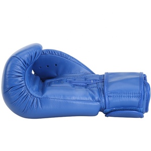 Gants de boxe professionnels en cuir PU 14 oz avec logo personnalisé, motif imprimé rouge et noir, tailles personnalisables en usine, pour arts martiaux - Product Image 2