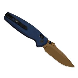 Couteaux pliants de haute qualité avec lame à finition foncée durable, manche ergonomique et ouverture pratique par bouton poussoir pour les activités de plein air - Product Image 3