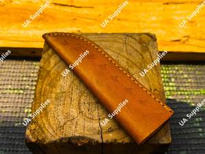 Étui à couteau léger en cuir pleine fleur de qualité supérieure, fait main, pour lame fixe, avec passant de ceinture, pour camping et chasse, support de couteau OEM ODM - Product Image 4
