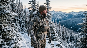 Traverse Winter Soft Shell Spandex/Nylon Heavyweight Windproof Breathable Fleece Hunting Men's Full Sleeve <b>Camo</b> Optifade - Product Image 3