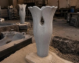 <span class=keywords><strong>Vaso</strong></span> da Tavolo Moderno in Bronzo Decor <span class=keywords><strong>Icon</strong></span>, Fatto a Mano con Design a Goccia - Product Image 6