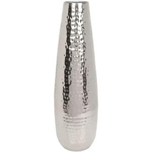 Jarrones de Metal Plateado Martillado, Macetas de Metal Modernas y Elegantes a Precio de Mayoreo para Decoración del Hogar y Hoteles - Product Image 1