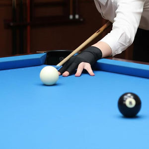 Gants de billard personnalisés avec logo, trois doigts, antidérapants, respirants, accessoires de billard, gants de snooker OEM - Product Image 6