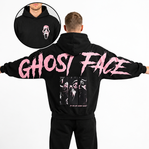Sudadera con Capucha de la Película Ghostface Scream, 100% Algodón, Sudadera de Invierno Extra Grande con Estampado de Terror, Sudadera con Capucha para Halloween - Product Image 4