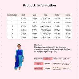 6-16 trẻ em cô gái <span class=keywords><strong>Latin</strong></span> khen ngợi khiêu vũ ăn mặc cá nhân thờ Phượng áo choàng Phụng Vụ trữ tình dancewear cho lời khen ngợi khiêu vũ - Product Image 6