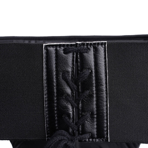 Protector Inguinal de Boxeo FLy de Cuero Negro Transpirable y Duradero con Logotipo Personalizado ROCKRUSH INDUSTRY para Competiciones en Todos los Tamaños - Product Image 5