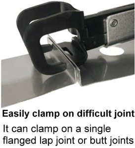 225 mm Axial Welding <b>Pliers</b> Double Curved jaws (JJ type) Multi-grip <b>Pliers</b> with Self-Locking - Product Image 2