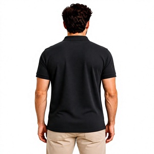 <b>Men</b> Dark Gray Heat-Transfer Printed <b>T</b>-<b>Shirt</b> Short Sleeve Collared Pullover Casual Golf Tennis Uniform Adults Front - Product Image 4