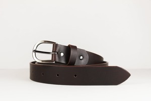 Cinturón de Cuero Genuino a Precio Económico, Elegante Cinturón de Hombre para Uso Formal, Casual, de Oficina y Diario - Product Image 2