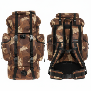 Trendy Large Capacity Camouflage Travel Backpack Waterproof Multi Pocket <b>Rucksack</b> Adjustable Shoulder Strap Outdoor Luggage Bag - Product Image 3