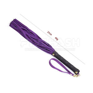 Fouets d'équitation sur mesure avec poignée antidérapante et embout en cuir véritable - Product Image 4