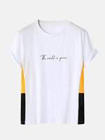 Conjunto de Verano para Hombre, Camiseta de Manga Corta y Pantalones Cortos, 100% Algodón Premium, Casual, Transpirable, Color Personalizado, Impresión Digital con Letras