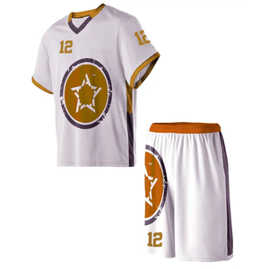 <b>Men</b> Women Lacrosse Uniforms Polyester Custom Breathable Quick Dry Reorder Ready System Team Sublimation Set - Product Image 4