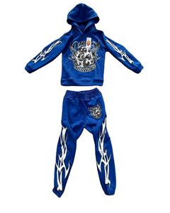 Personnalisé Vintage Lavé À L'acide français Terry Zip DTG Imprimé À Capuche Survêtement Ensemble Thermique Respirant Plus La Taille Hommes Pantalons De Survêtement - Product Image 2