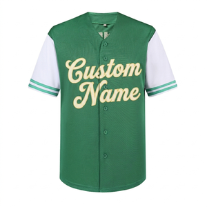 Ensemble de maillots et pantalons de baseball et de softball personnalisés à séchage rapide, respirants, à manches courtes, brodés, uniformes OEM - Product Image 1