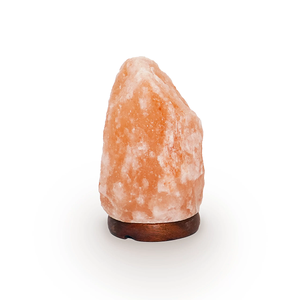 Lampe en sel rose de l'Himalaya de forme naturelle, 2-3 kg, sculptée à la main, avec base en bois, par Tahir Gems - Product Image 3