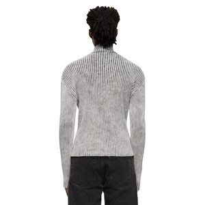 Men's Knit Zip <b>Jacket</b> Lightweight Stretch Casual Sports <b>Jacket</b> for <b>Gym</b> Outdoor Lifestyle OEM ODM Manufacturing - Product Image 2