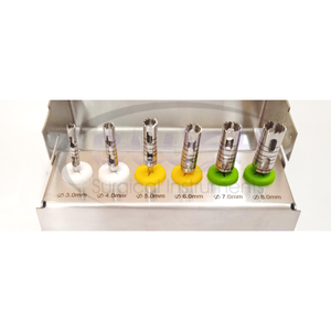 6 piece dental implant drill set with long drills for precise and controlled surgical procedures By <b>Blush</b> Surgical - Product Image 2