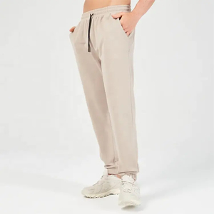 Pantalones Deportivos Casuales para Hombre, Corte Regular, Alta Calidad, Cintura Elástica, Ligeros, de Algodón y Poliéster, Bolsillos Laterales Planos - Product Image 1