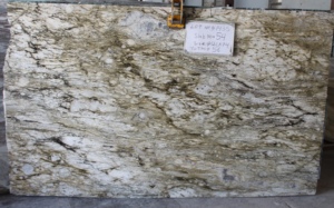 Plan de travail en granit aspect marbre blanc gris, surface polie, dalle prédécoupée pour îlot de cuisine et villa - Product Image 5