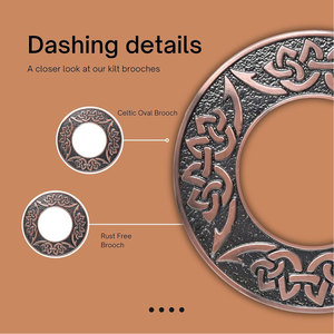 Elegante Broche Escocés con Diseño de Nudo Celta, Auténtico Pin y Broche para Kilt Escocés, para Hombres y Mujeres - Product Image 4