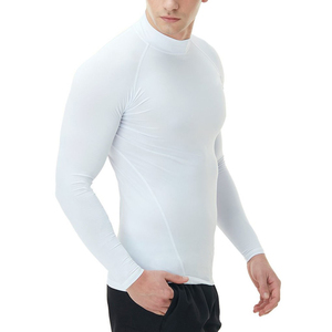 Camiseta Deportiva de Compresión para Hombre, Manga Larga, Secado Rápido, 100% Poliéster, Calidad Premium, para Surf, Natación y Gimnasio - Product Image 4