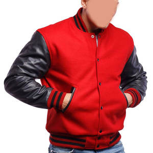 Blouson universitaire en laine pour homme, personnalisable avec logo, vente en gros, chaud, classique, style Letterman, pour équipes, marques, promotions - Product Image 2