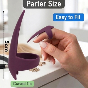 Herramienta Profesional para Separar Dedos, Separador de Anillos de Uñas Fácil de Usar para Extensiones de Cabello, Trenzado y Control de Secciones Suaves - Product Image 3