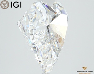 เพชรรูปหัวใจสวยงาม 5.02 กะรัต เพาะเลี้ยงในห้องปฏิบัติการ พร้อมใบรับรอง IGI สี CVD E ความสะอาดระดับ VVS2 สำหรับเครื่องประดับสั่งทำพิเศษ - Product Image 6