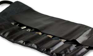 Porte-couteaux de cuisine professionnel en cuir de vache véritable avec logo personnalisé, sac en cuir pour couteau de chef LKR-0397 - Product Image 6