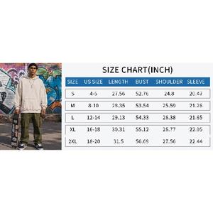 เสื้อฮู้ดดี้โอเวอร์ไซส์ทรงหลวมสไตล์วินเทจ ย้อมสีแบบแอซิดวอช สำหรับผู้ชาย ใส่ได้ในฤดูหนาว สตรีทแวร์ ผ้ามินเนอรัลวอช แบบไม่มีลาย - Product Image 6