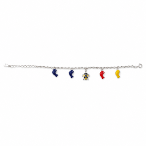 Breloque Dauphin et Tortue en Argent Sterling 925 Émaillé Coloré, Bijou Tendance Poli Miroir pour Filles et Enfants, Usage Quotidien - Product Image 5